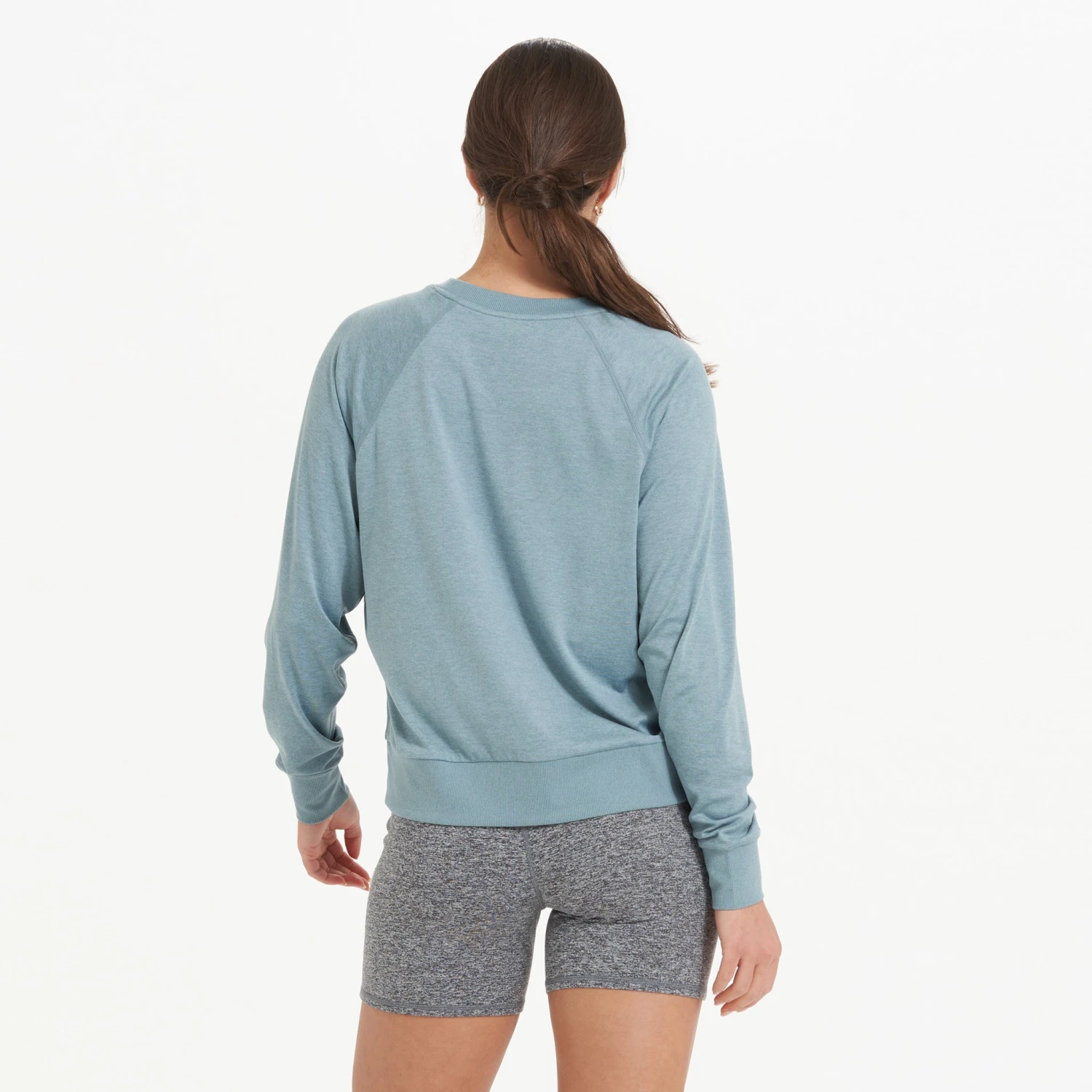 Long-Sleeve Halo Crew | Shade Heather 6 Long-Sleeve Halo Crew | Shade Heather - Image 4