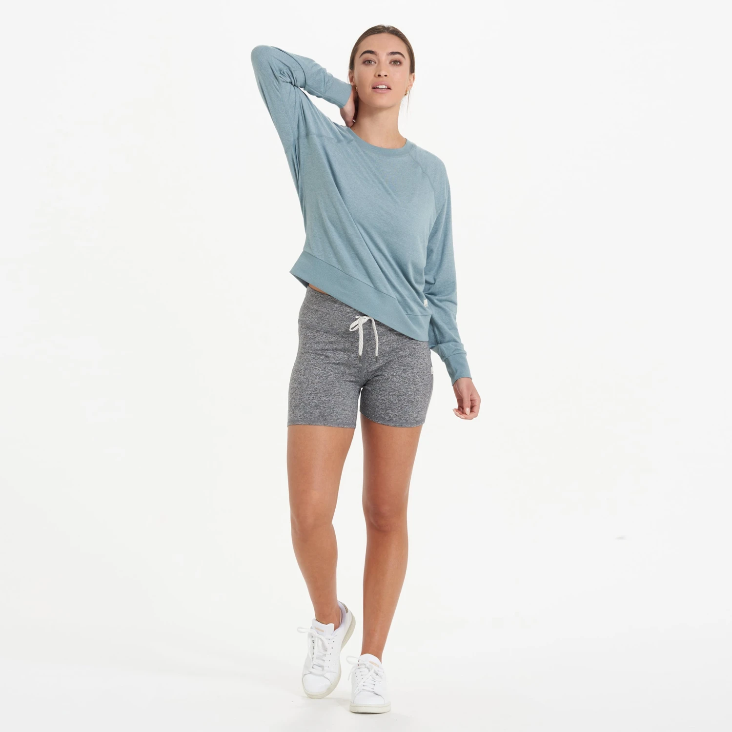Long-Sleeve Halo Crew | Shade Heather 7 Long-Sleeve Halo Crew | Shade Heather - Image 5