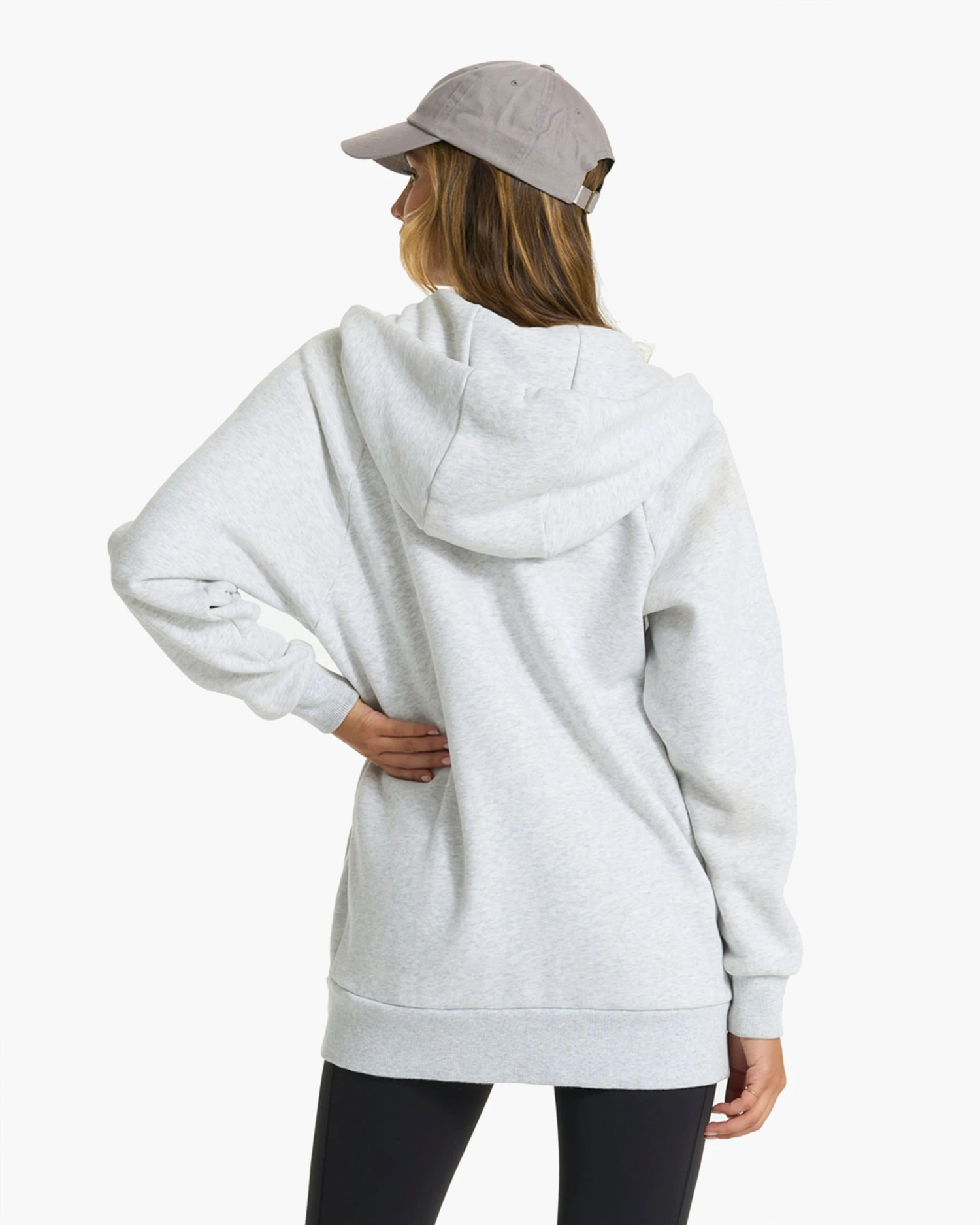 Restore Hoodie | Pale Grey Heather 5 Restore Hoodie | Pale Grey Heather - Image 3