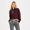 Halo Crop Funnel Neck | Cerise Heather -TrendSphere VW255HCE 1 2dcb4c4f 65c8 480b a25f c355fe3c1f58