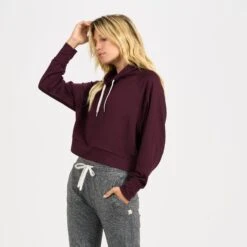 Halo Crop Funnel Neck | Cerise Heather -TrendSphere VW255HCE 2 cfc0dae9 3f11 4b64 b664 455a540c7e11