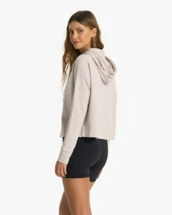 Vista Half Zip Hoodie | Oyster Heather -TrendSphere VW267HOY SP23 W ECOMM JACKETS 0747 1X1 351db493 f4f1 409d ab8c 784a25ca05f0