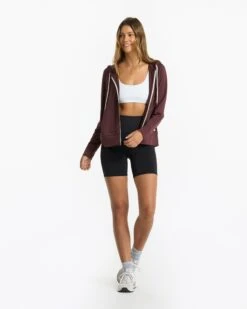 Halo Performance Hoodie 2.0 | Ruby Heather -TrendSphere VW268HRU 0524 FULL