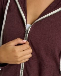 Halo Performance Hoodie 2.0 | Ruby Heather -TrendSphere VW268HRU 0623