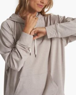 Halo Oversized Hoodie | Oyster Heather -TrendSphere VW279HOY SP23 W ECOMM FLEECE DETAIL 1834 1x1 117ecf71 3eba 4e50 b33c 5695dbe7c6fc