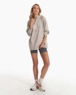 Halo Oversized Hoodie | Oyster Heather -TrendSphere VW279HOY SP23 W ECOMM FLEECE TOPS 1817 1x1 34bee7f8 8797 4585 a30a 38e25bc4fa8e