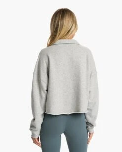 Sedona Polo | Light Heather Grey -TrendSphere VW290LHG FA23 W ECOMM fleece BACK TOPS 18