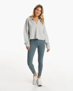 Sedona Polo | Light Heather Grey -TrendSphere VW290LHG FA23 W ECOMM fleece FULL ALT 17