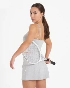 Halo Performance Skirt | Pale Grey Heather -TrendSphere VW3006PHG 9364