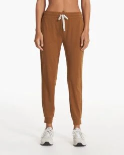 Performance Jogger - Long | Caramel Heather