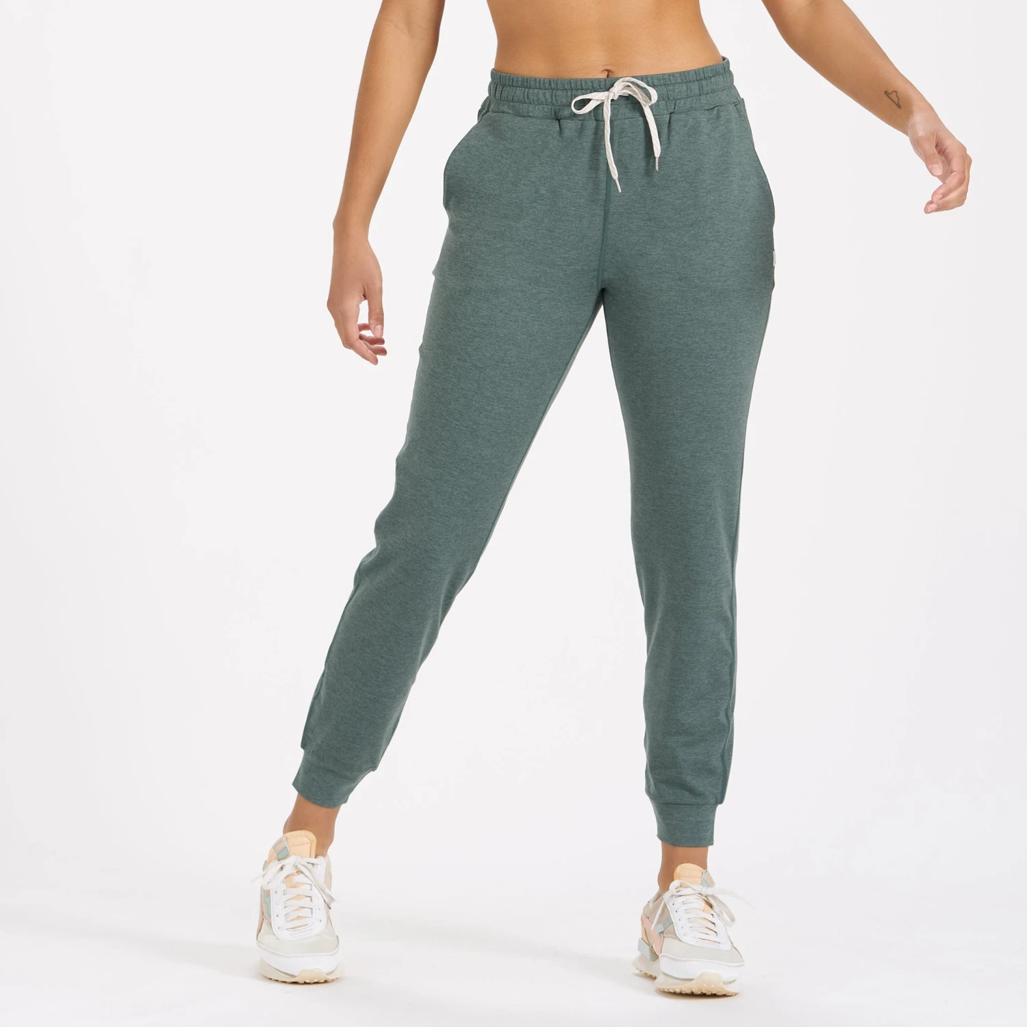 Performance Jogger - Long | Kelp Heather 4 Performance Jogger - Long | Kelp Heather - Image 2