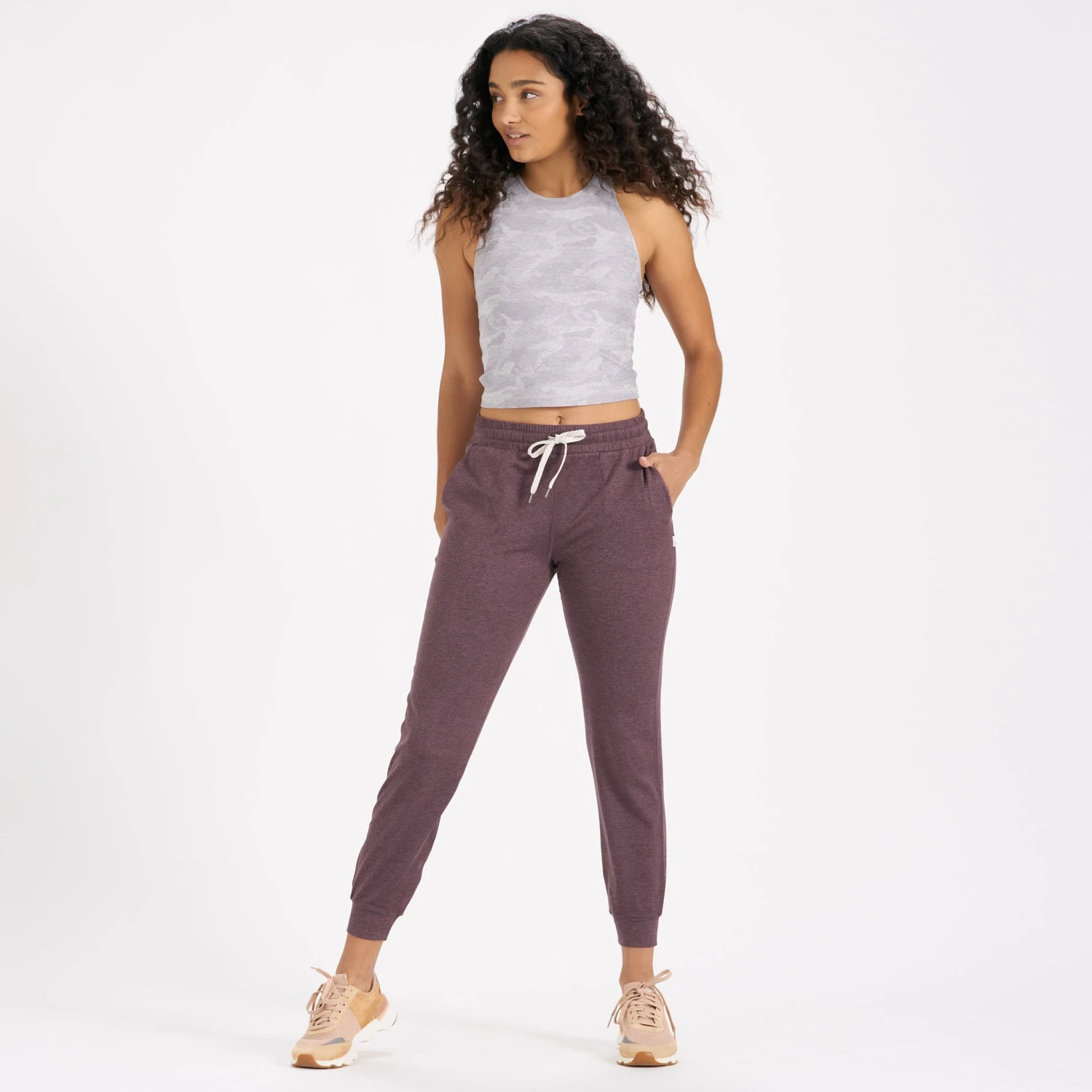 Performance Jogger - Long | Smoked Plum Heather 6 Performance Jogger - Long | Smoked Plum Heather - Image 4