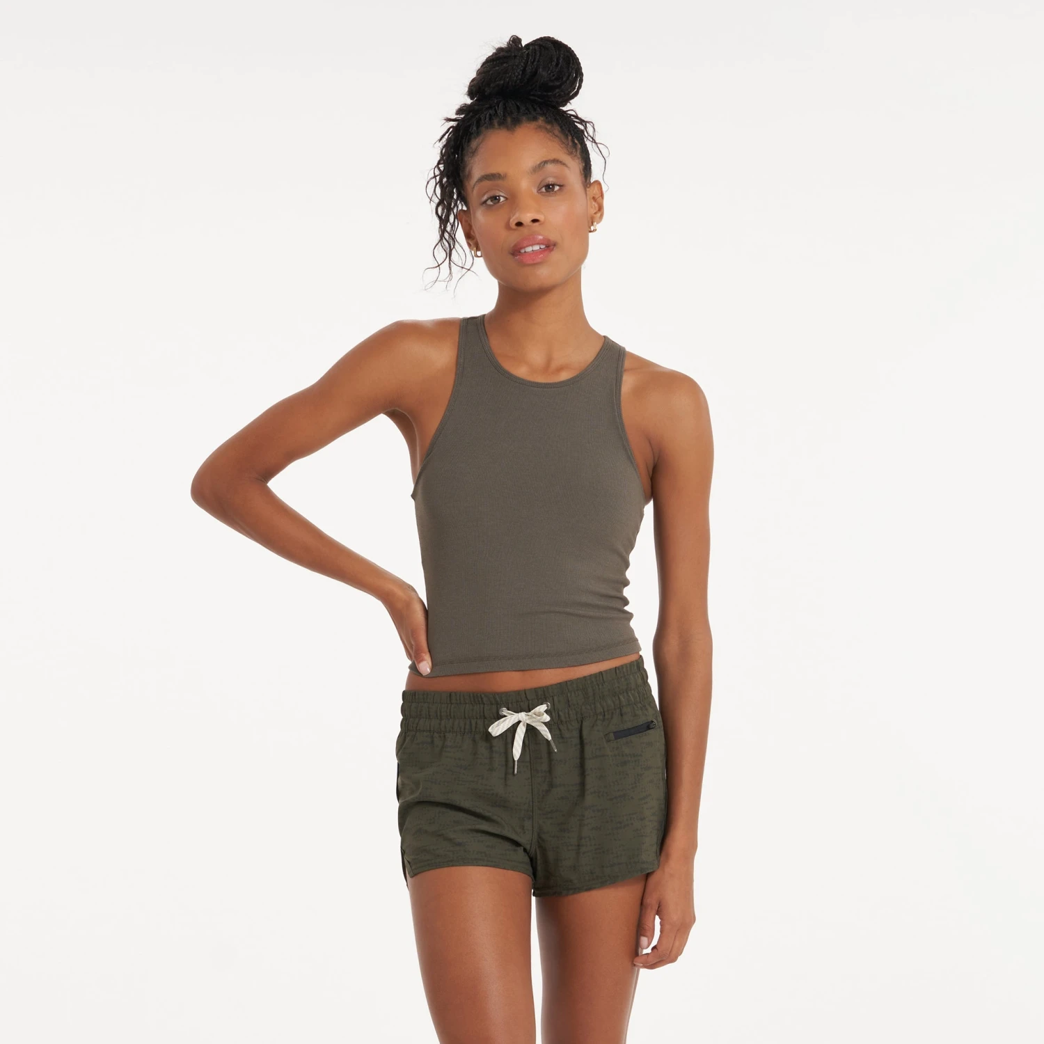 Pose Plyo Tank | Oregano Heather 3 Pose Plyo Tank | Oregano Heather