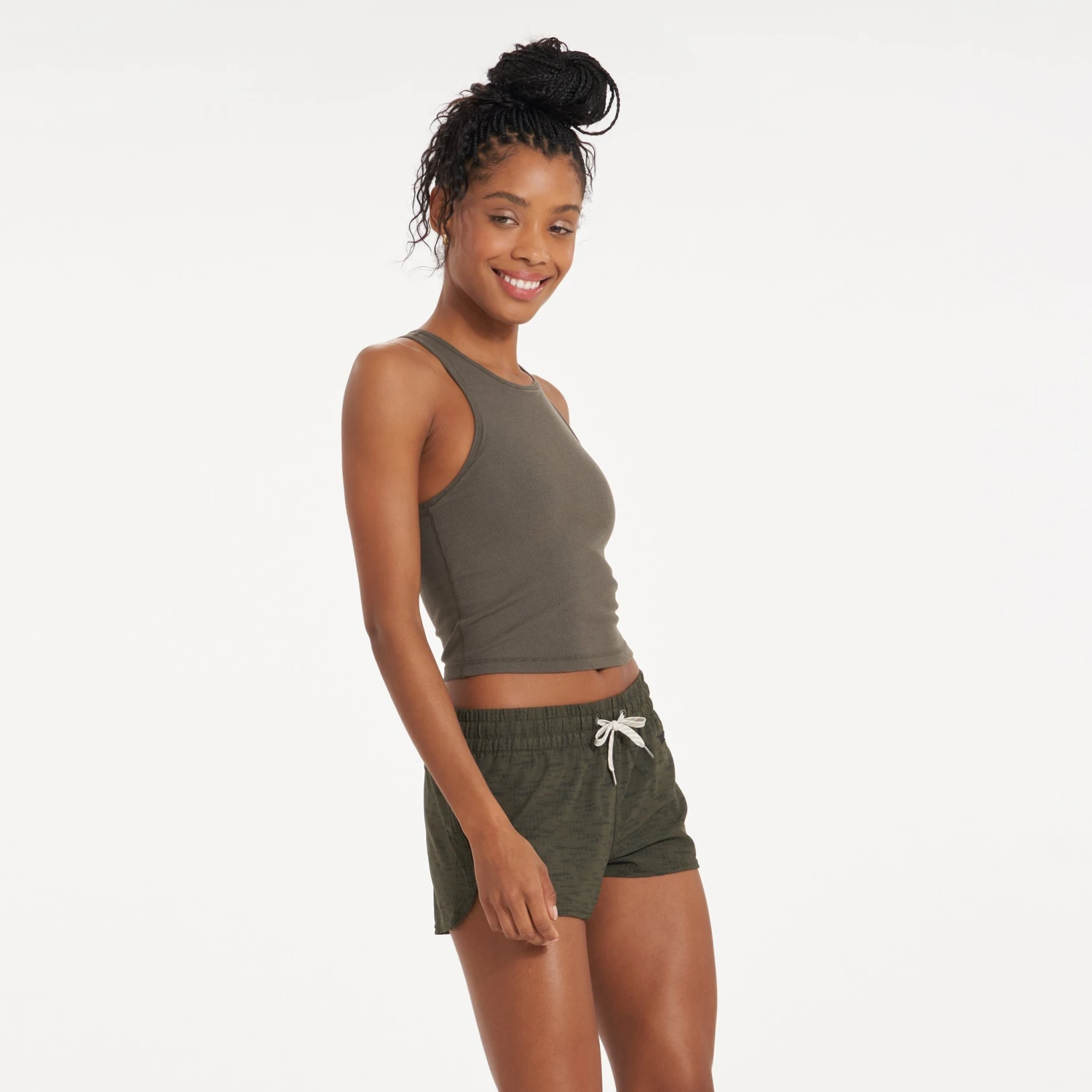 Pose Plyo Tank | Oregano Heather 4 Pose Plyo Tank | Oregano Heather - Image 2