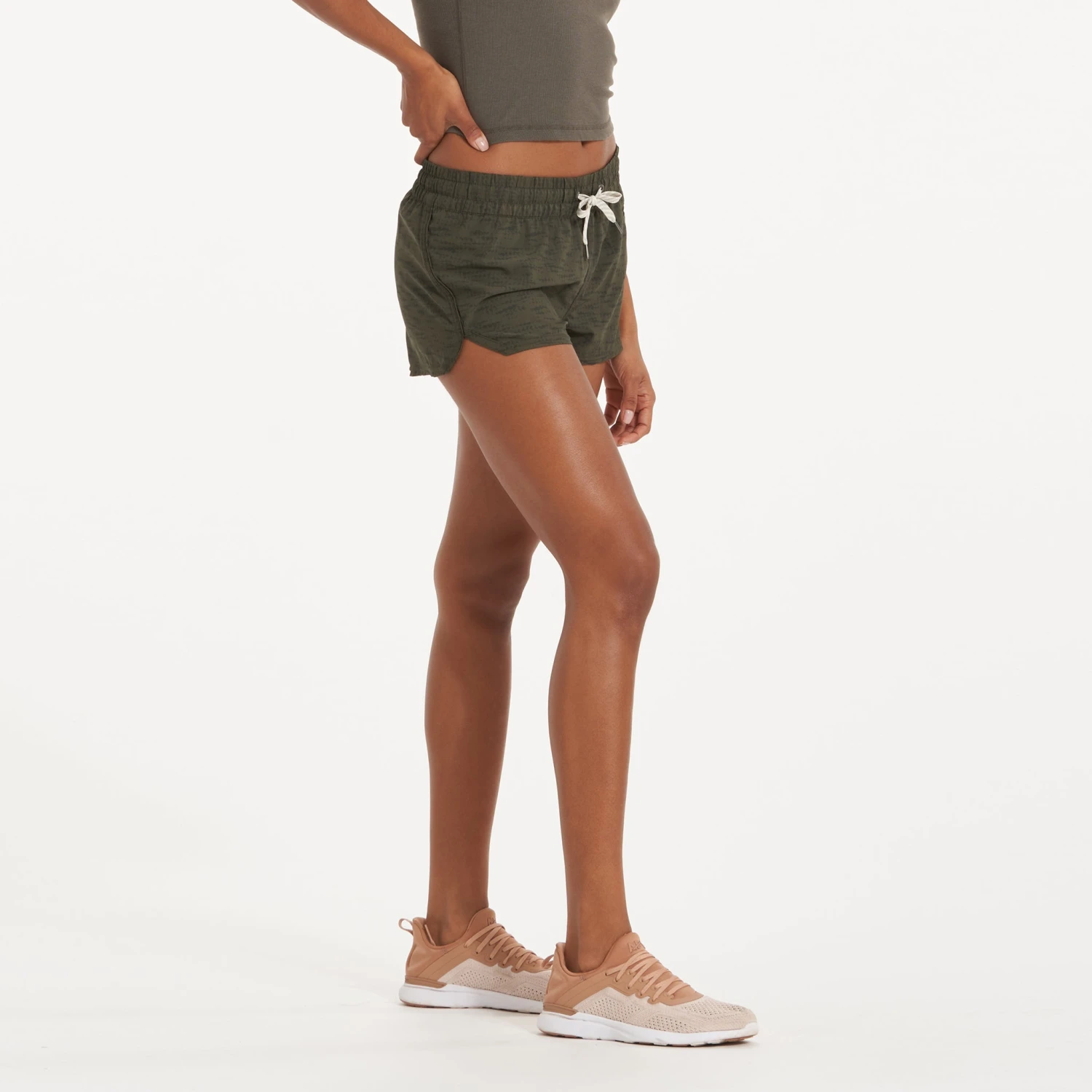 Clementine Short | Oregano Slub 4 Clementine Short | Oregano Slub - Image 2