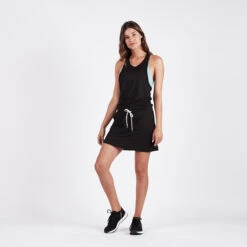 Sol Tank Dress | Black -TrendSphere VW341BLK 2