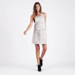 Sol Tank Dress | Light Heather Grey 7 Sol Tank Dress | Light Heather Grey -TrendSphere VW341LHG 1