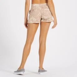 Womens Ripstop Short | Pink Salt Rainforest -TrendSphere VW364PRF 3