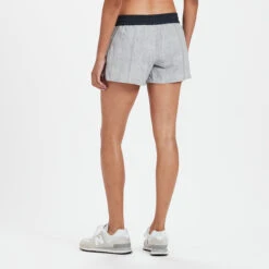 Clementine Short 4" | Grey Twill Texture -TrendSphere VW365GTT 3