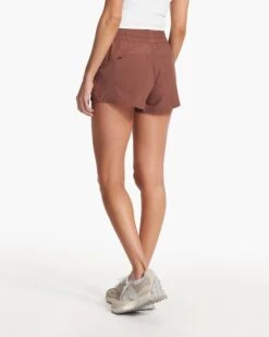 Dash Short | Hazelnut -TrendSphere VW367HZN FA23 W ECOMM SHORTS BACK BOTTOMS 7