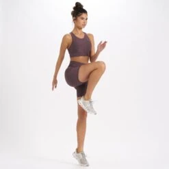 Clean Elevation Shorty | Smoked Plum Heather -TrendSphere VW371SPH 5