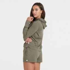 Halo Essential Hoodie | Light Oregano Heather -TrendSphere VW399HLO 4868