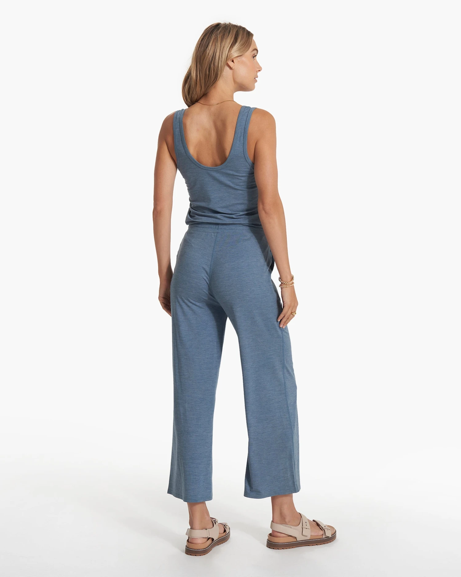 Falls Jumpsuit | Light Azure Heather 5 Falls Jumpsuit | Light Azure Heather - Image 3