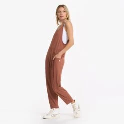 Breezy Jumpsuit | Copper Heather 9 Breezy Jumpsuit | Copper Heather -TrendSphere VW4006HCO 4658