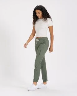 Womens Ripstop Pant - Long | Army -TrendSphere VW401 LARM 4