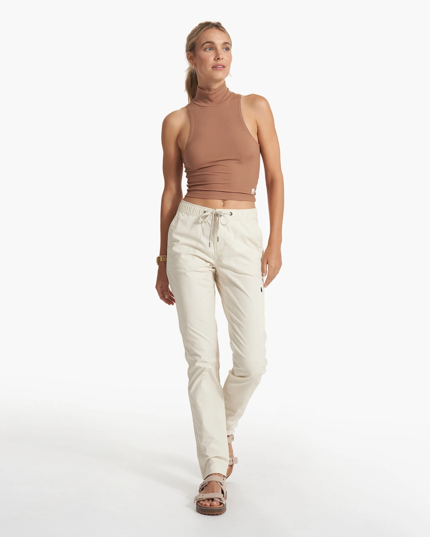 Womens Ripstop Pant-Long | Natural 6 Womens Ripstop Pant-Long | Natural - Image 4