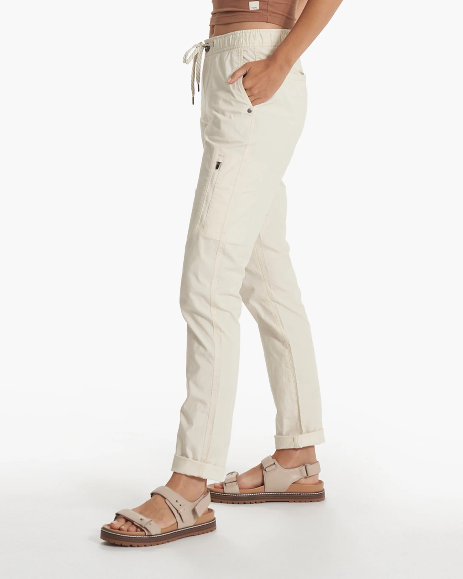 Womens Ripstop Pant-Long | Natural 4 Womens Ripstop Pant-Long | Natural - Image 2