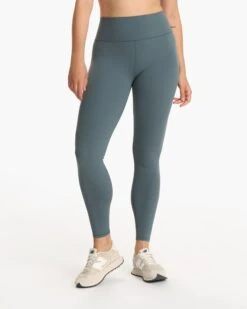 Vuori AllTheFeels™ Legging - Long | Lake 16 Vuori AllTheFeels™ Legging - Long | Lake -TrendSphere VW4018 LLAK SP24 W ECOMM PANTS FRONT BOTTOMS 1