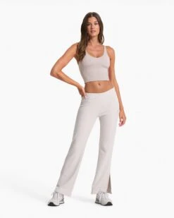 Sedona Wideleg Sweatpant | Salt -TrendSphere VW4044SAL FA22 W ECOMM FULL 7903