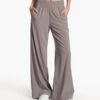Villa Wideleg | Smoke -TrendSphere VW4047SMK FA23 W ECOMM PANTS FRONT BOTTOMS 2
