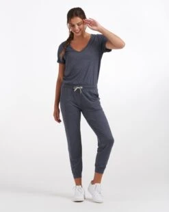 All Day Jumpsuit | Azure Heather 9 All Day Jumpsuit | Azure Heather -TrendSphere VW424HAZ 1939