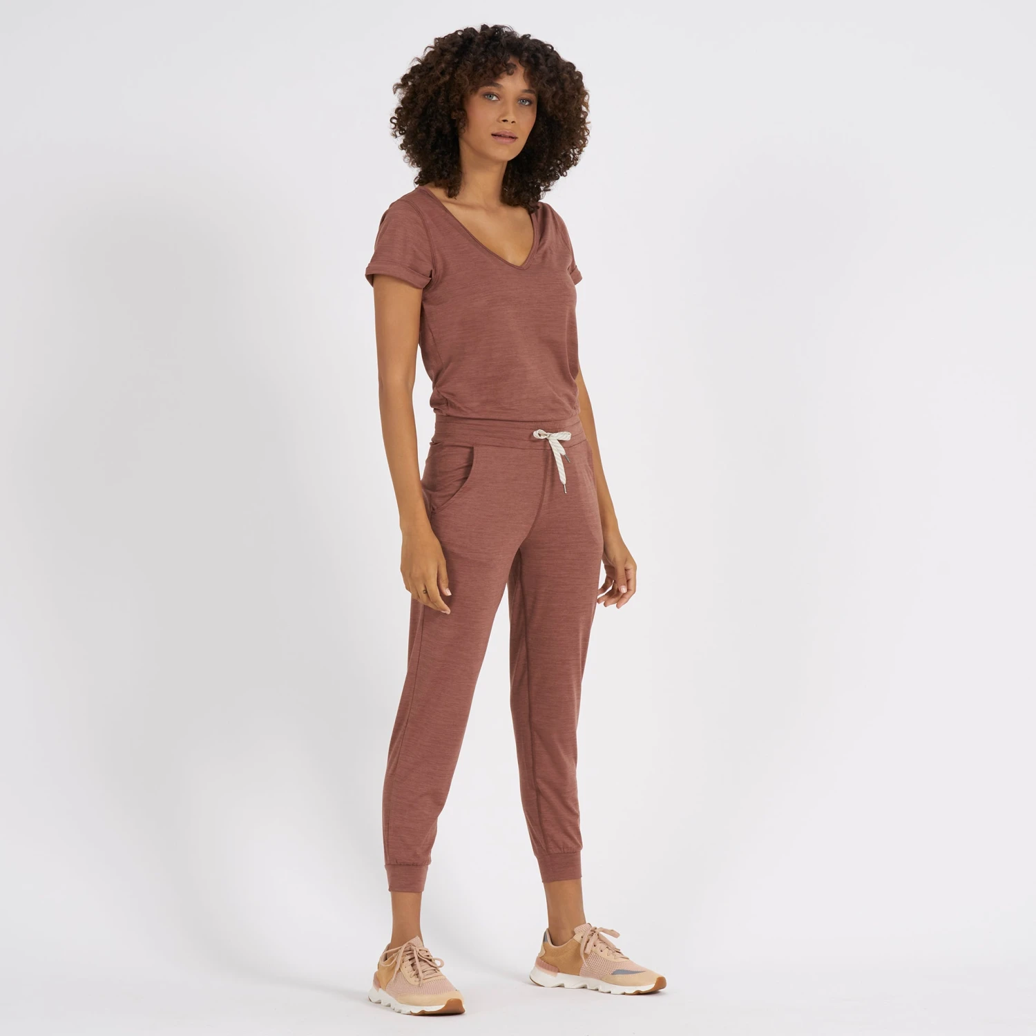 All Day Jumpsuit | Terracotta Heather 5 All Day Jumpsuit | Terracotta Heather - Image 3