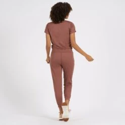All Day Jumpsuit | Terracotta Heather 11 All Day Jumpsuit | Terracotta Heather -TrendSphere VW424HTE 5
