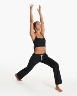 Halo Wide Leg Flare Pant | Black -TrendSphere VW425BLK SP21 W ECOMM FULL 3431