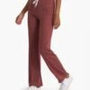 Halo Wide Leg Flare Pant | Rosewood Heather -TrendSphere VW425HRO FA22 W ECOMM BOTTOM 02639