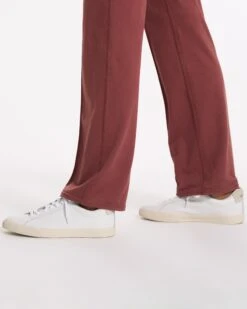 Halo Wide Leg Flare Pant | Rosewood Heather 21 Halo Wide Leg Flare Pant | Rosewood Heather -TrendSphere VW425HRO FA22 W ECOMM DETAIL 02658