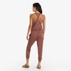 Lux Jumpsuit | Terracotta Heather 7 Lux Jumpsuit | Terracotta Heather -TrendSphere VW426HTE 00699