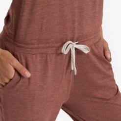 Lux Jumpsuit | Terracotta Heather 9 Lux Jumpsuit | Terracotta Heather -TrendSphere VW426HTE 00760