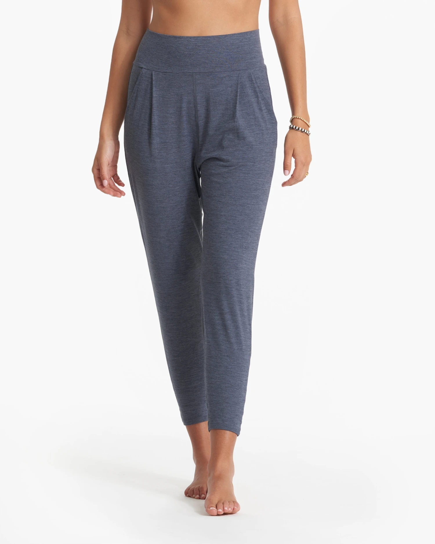 Lux At Ease Pant | Azure Heather 4 Lux At Ease Pant | Azure Heather - Image 2