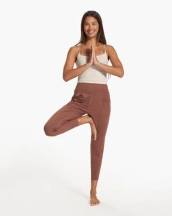 Lux At Ease Pant | Hazelnut Heather 12 Lux At Ease Pant | Hazelnut Heather -TrendSphere VW427HHZ FA23 W ECOMM PANTS FULL 2
