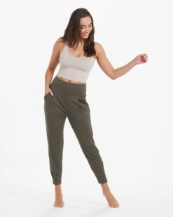 Lux At Ease Pant | Oregano Heather -TrendSphere VW427HOR 6065