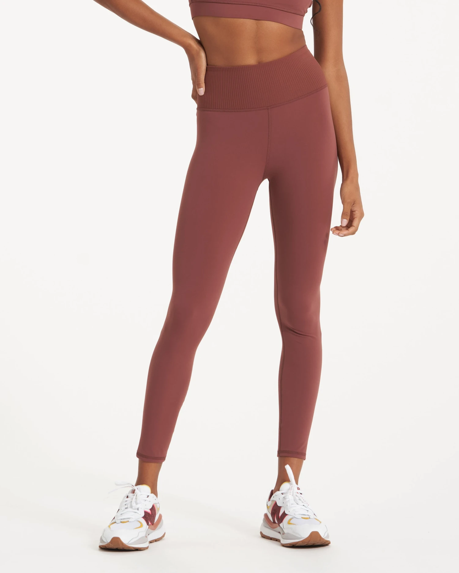 Rib Studio Legging | Cedar 3 Rib Studio Legging | Cedar