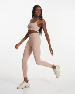 Rib Studio Legging | Coconut -TrendSphere VW428COC SP23 W ECOMM PANTS 0721 BOTTOM 1X1 3ba781c8 5ab7 4941 9539 647b3dd040d7