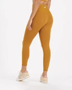 Rib Studio Legging | Dark Golden -TrendSphere VW428DGL 3