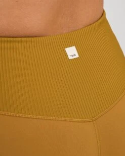 Rib Studio Legging | Dark Golden -TrendSphere VW428DGL 6