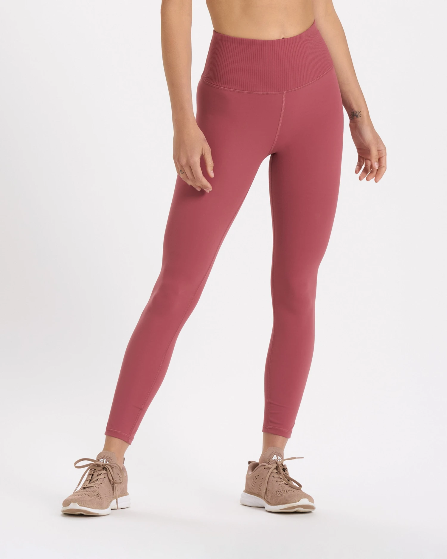 Rib Studio Legging | Desert Rose 4 Rib Studio Legging | Desert Rose - Image 2